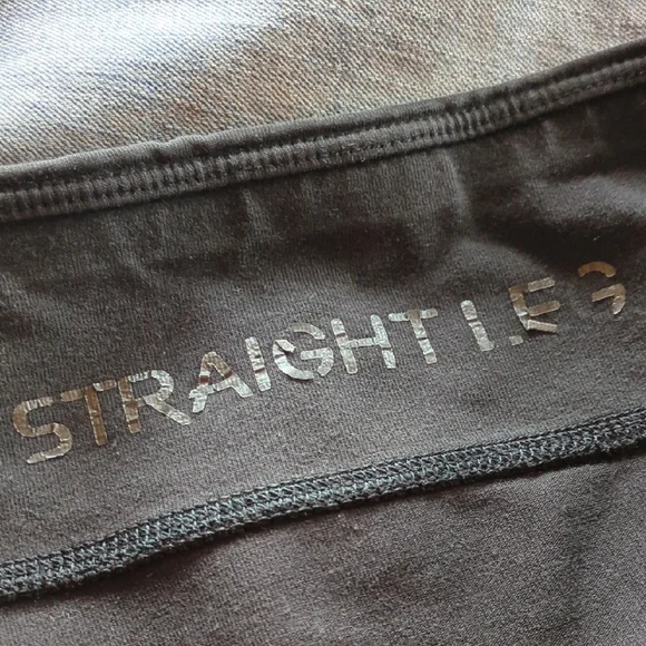 Danskin Now Black Activewear Straight Leg Pants - Picture 4 of 6